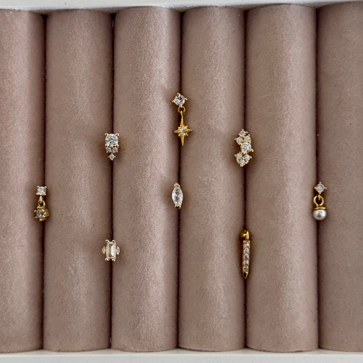Sky 925 Sterling Single Stud Earrings