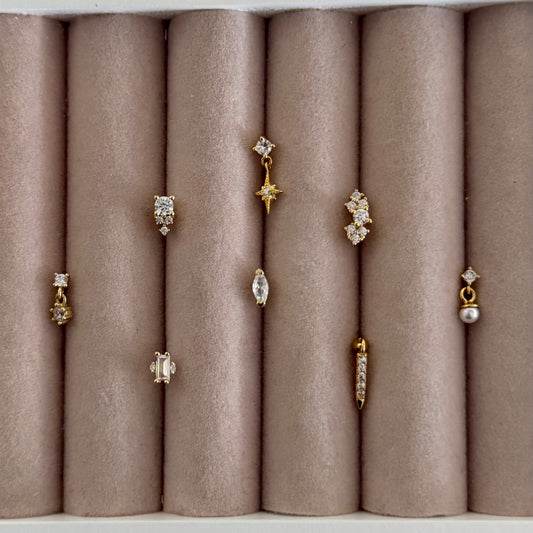 Sky 925 Sterling Single Stud Earrings