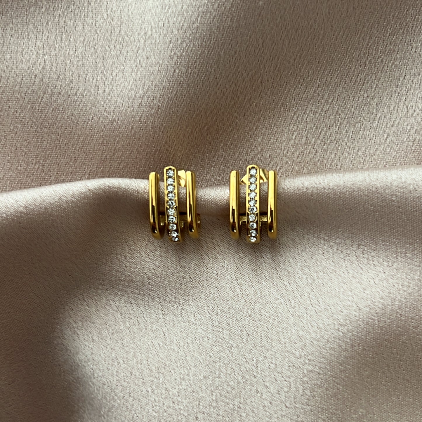 Emma Triple Earrings