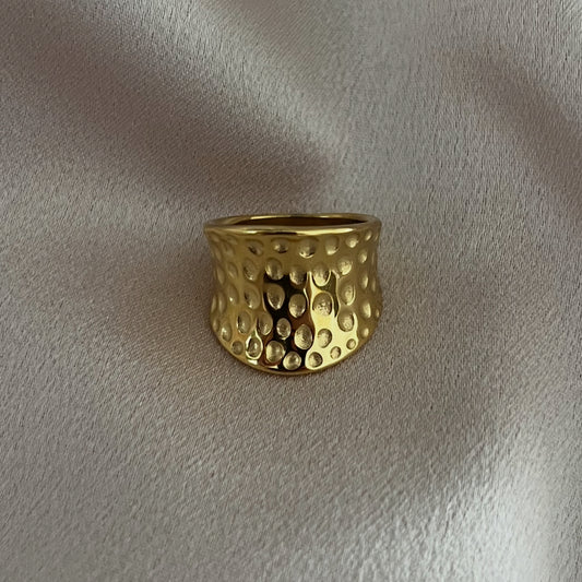Jazz Hammered Ring
