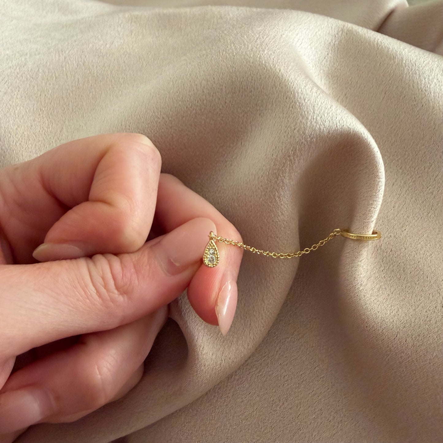 Tess Link Cuff Earring