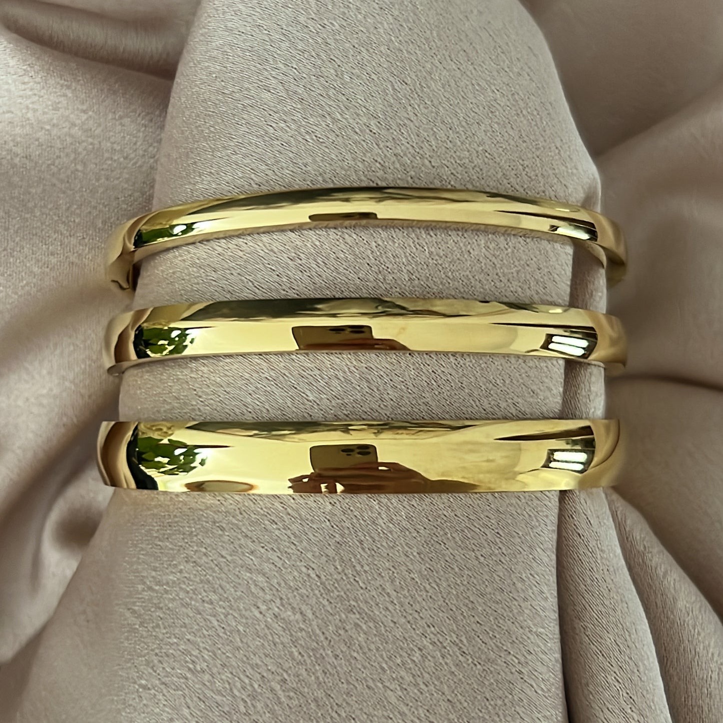 Plain Jane Stainless Steel Bangles