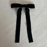 Velvet Bow Hair Clip