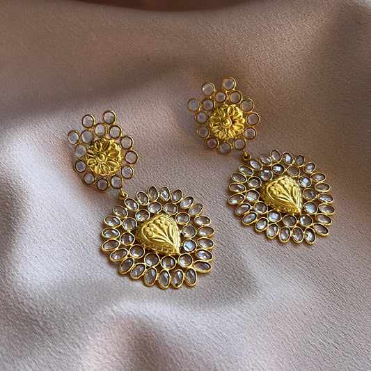 Handcrafted Heart Earrings
