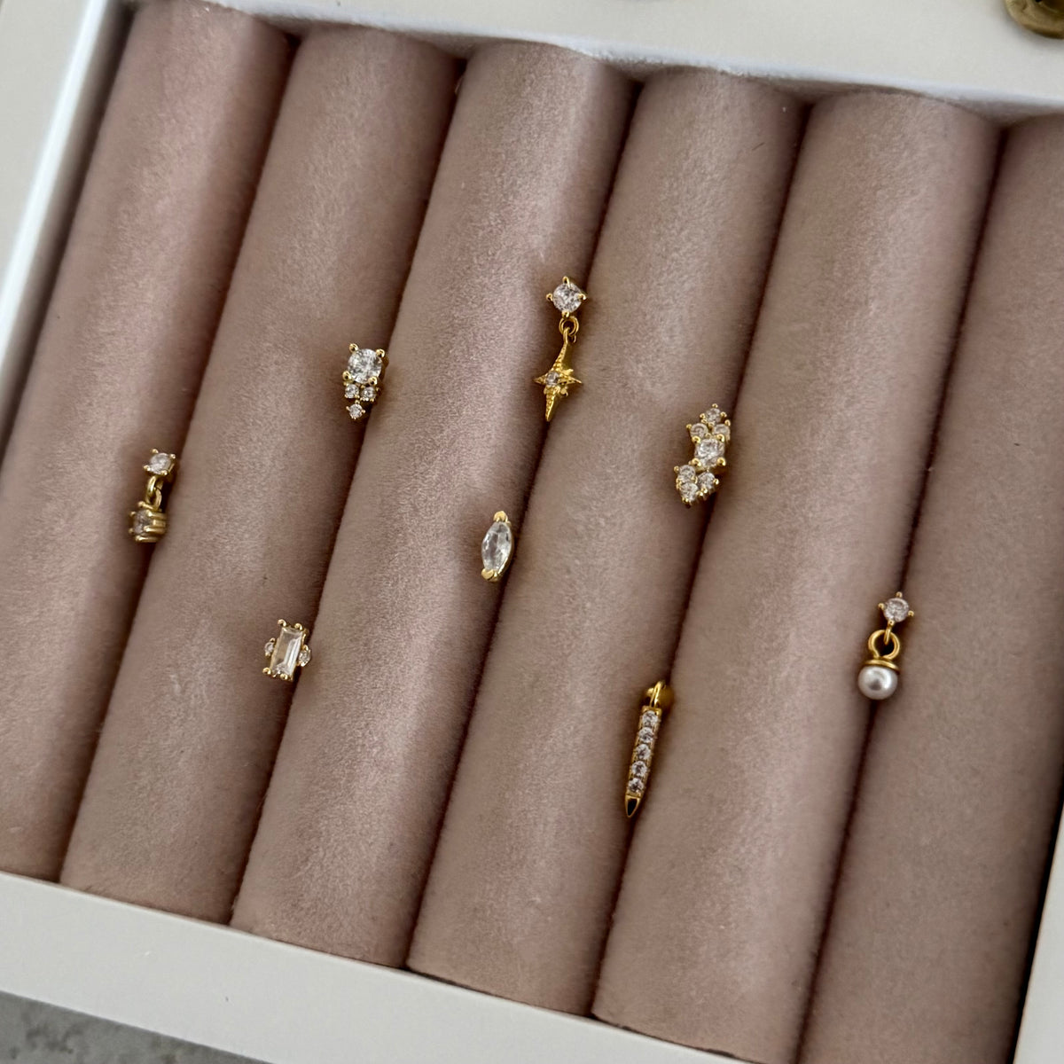 Sky 925 Sterling Single Stud Earrings