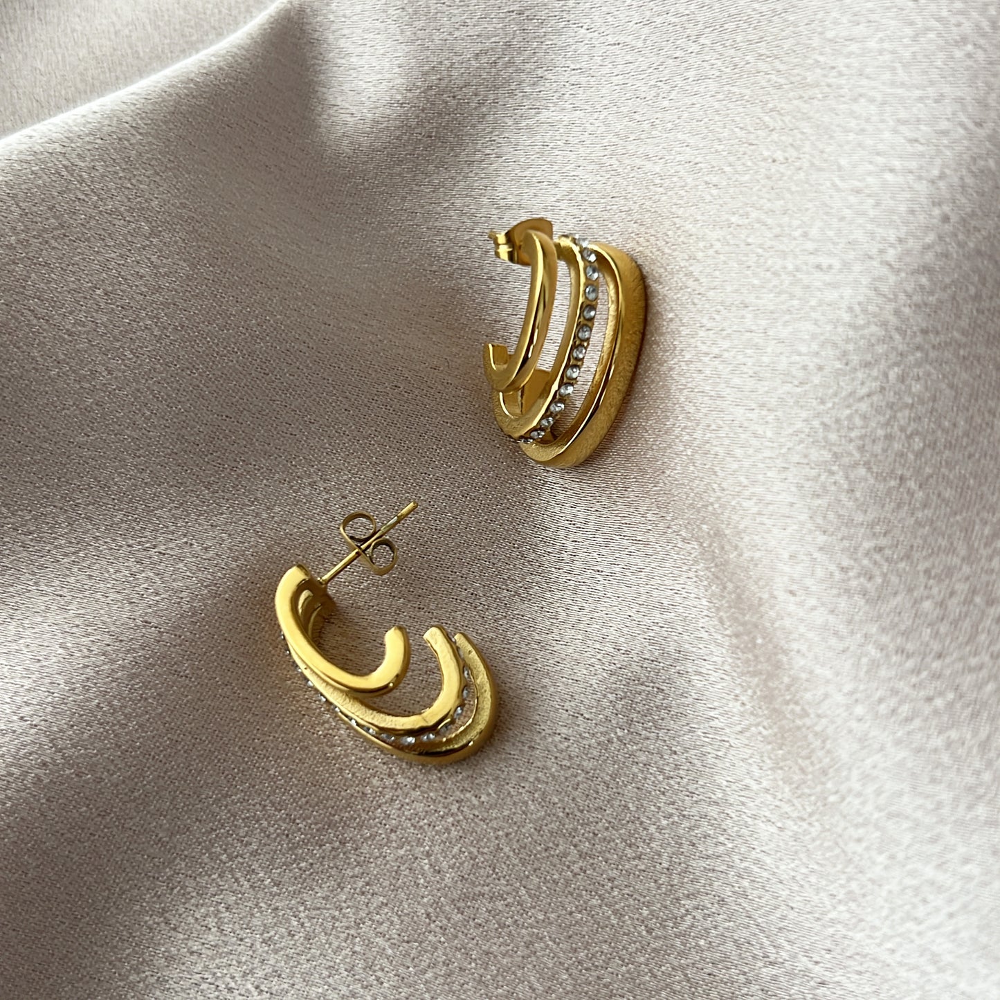 Phoebe Triple Earrings