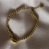Jules Heart Stainless Steel Bracelet