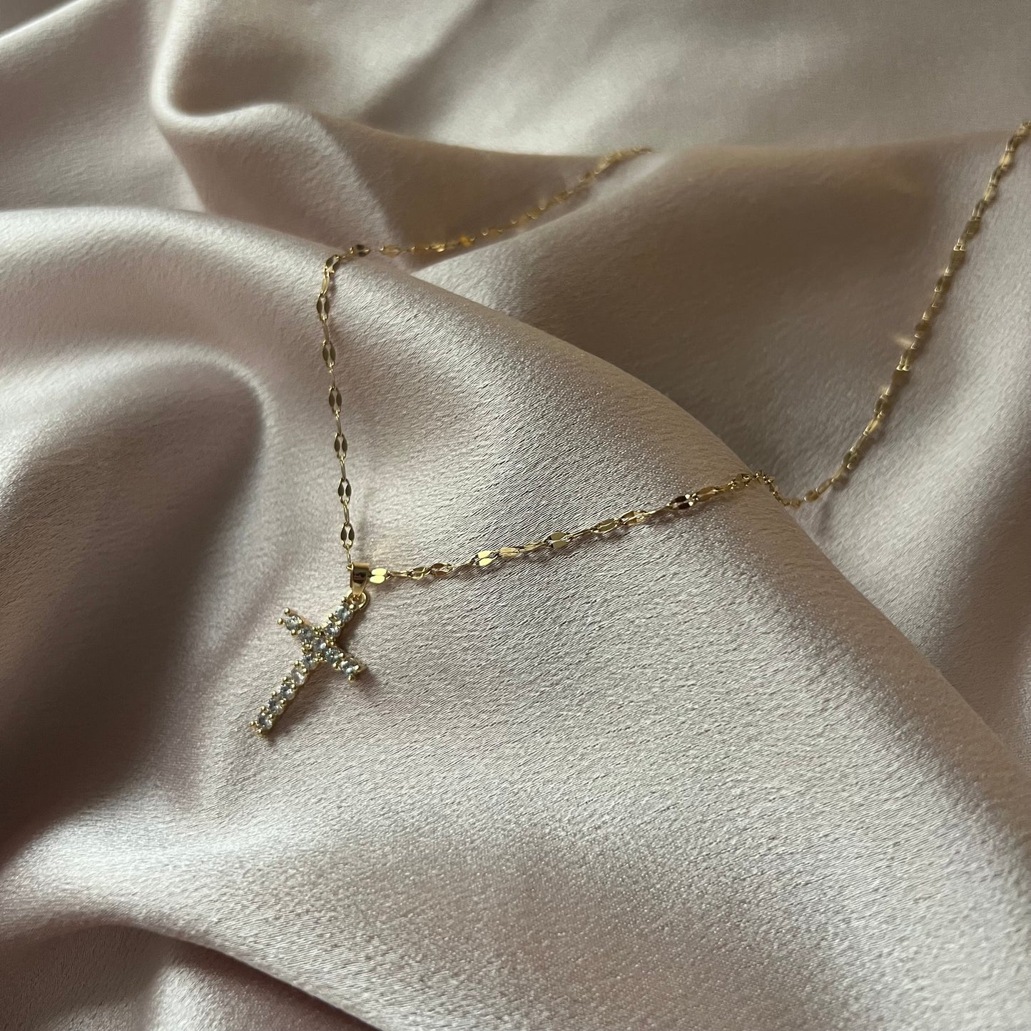 Sancta Stainless Steel Cross