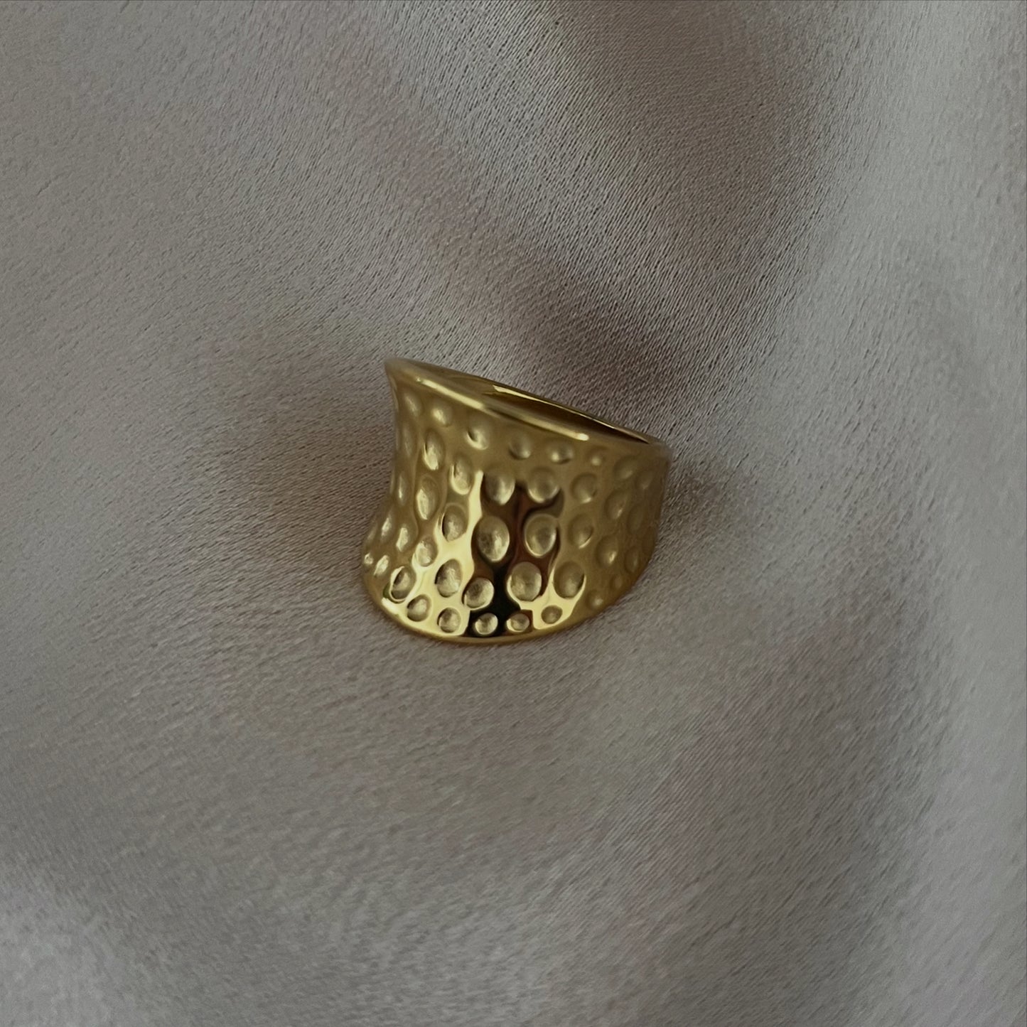 Jazz Hammered Ring