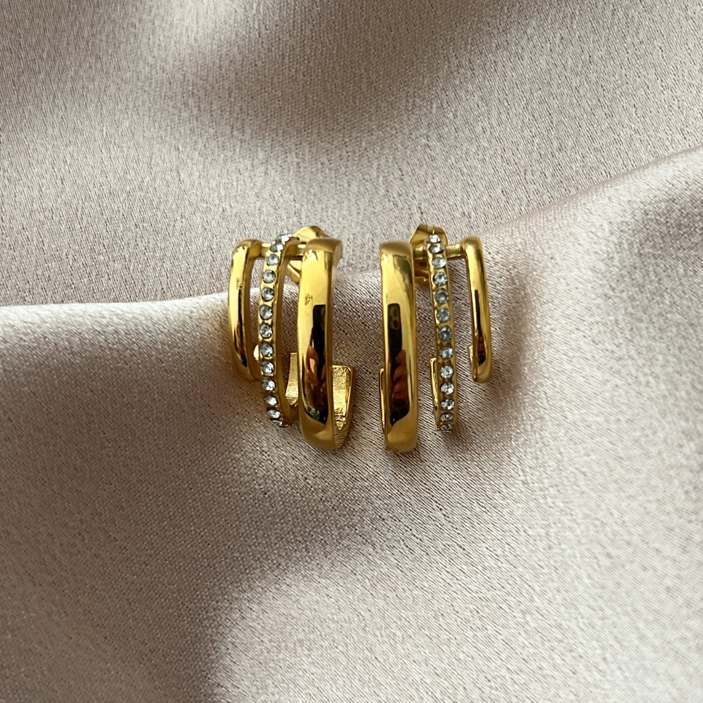 Phoebe Triple Earrings