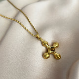 Georgina Cross Stainless Steel Necklace