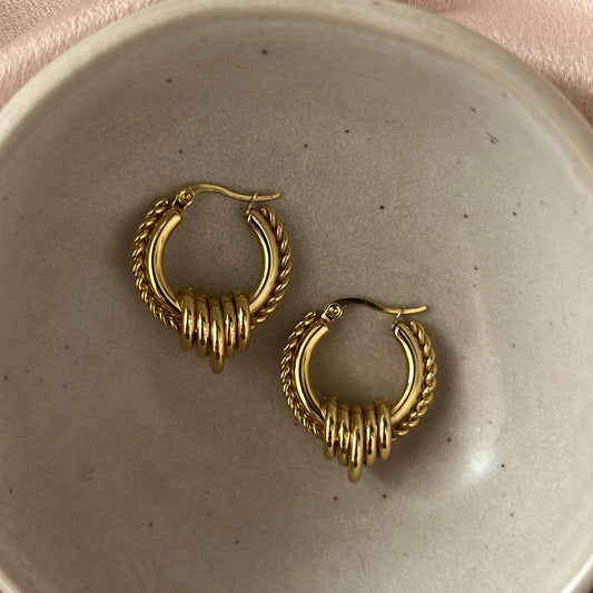 Rome Stainless Steel Hoops