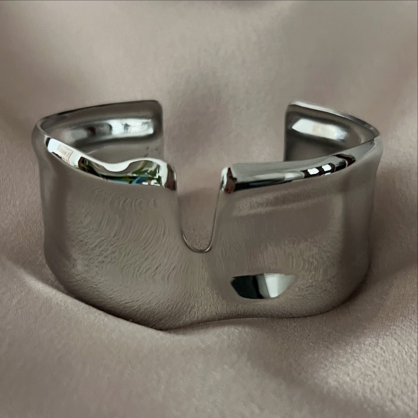 Adele Stainless Steel Cuff