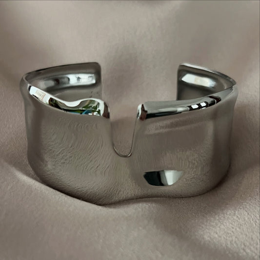 Adele Stainless Steel Cuff