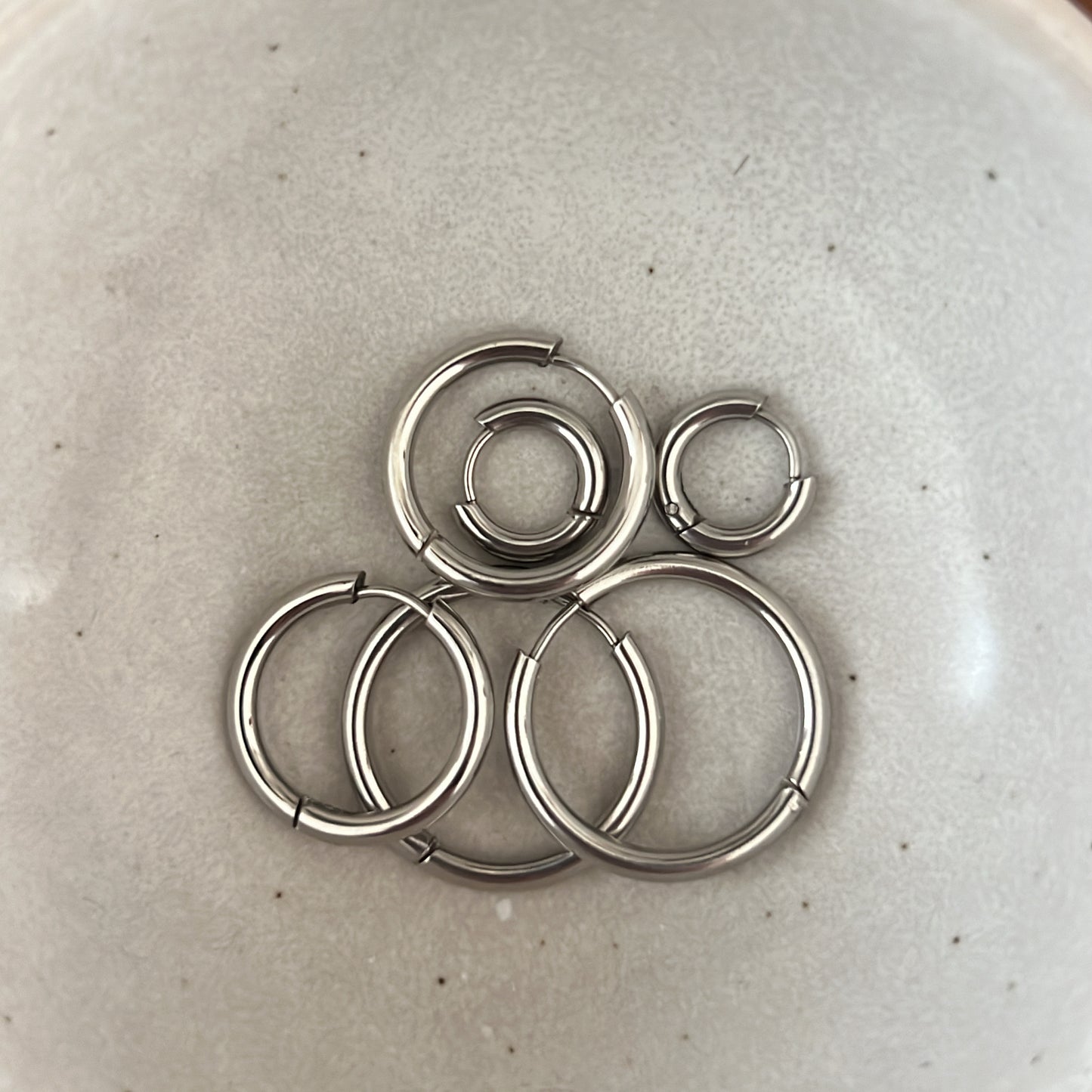 Everyday Stainless Steel Hoops