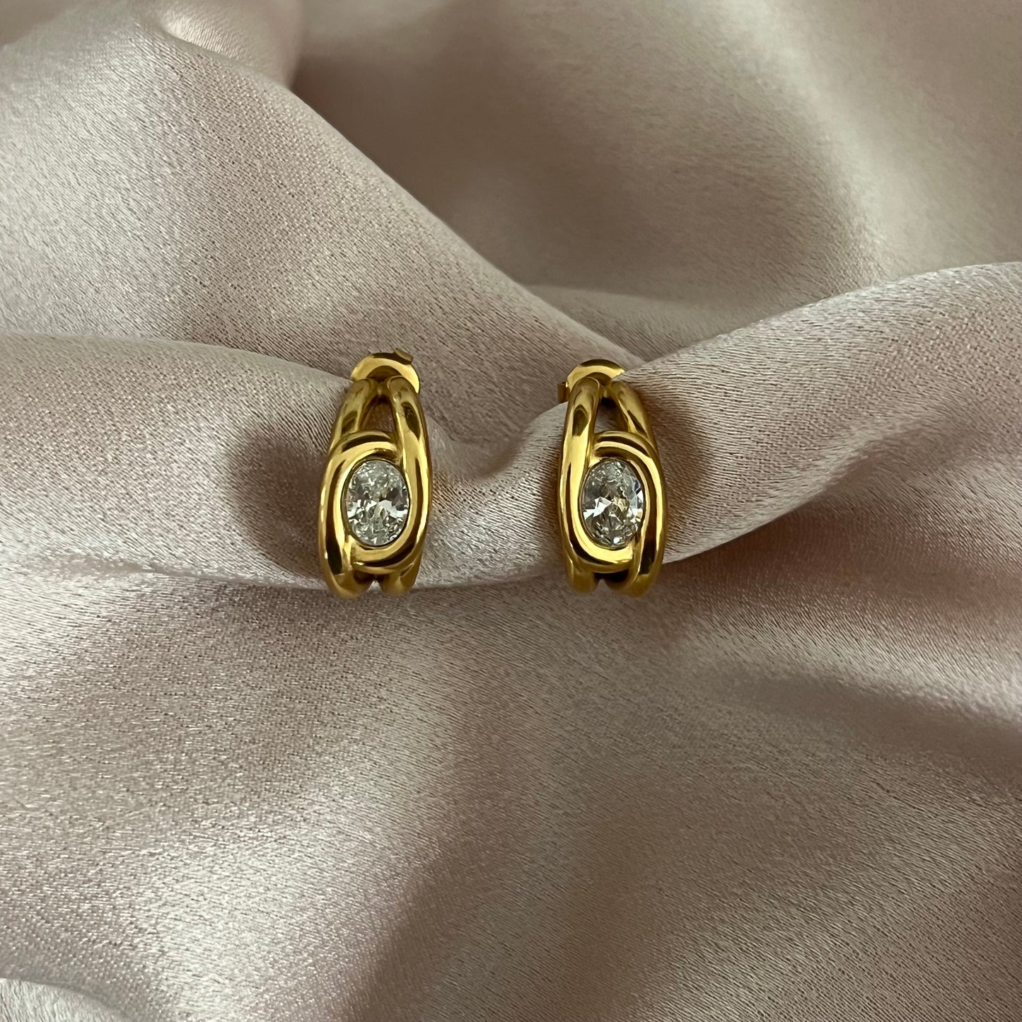 Frank Crystal Hoops