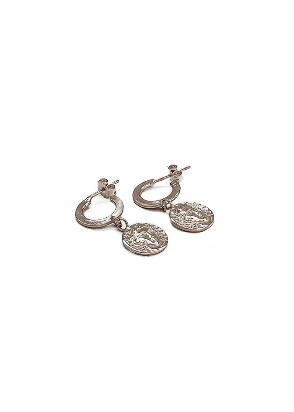 Rodos Coin Handmade Earrings