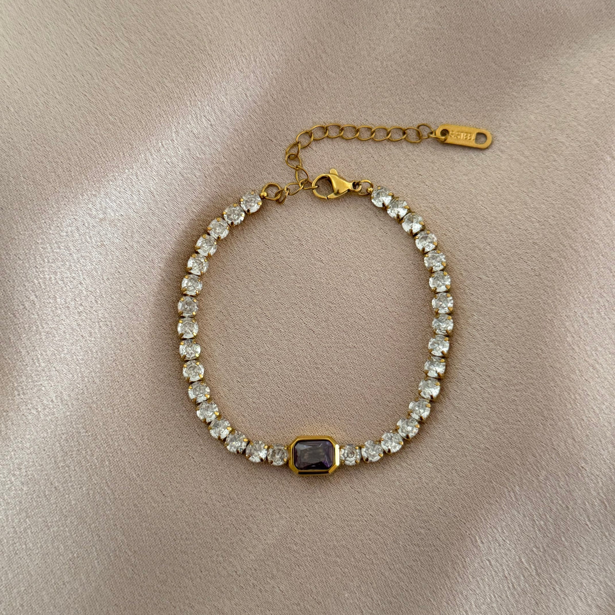 Juliette Crystal Tennis Bracelet