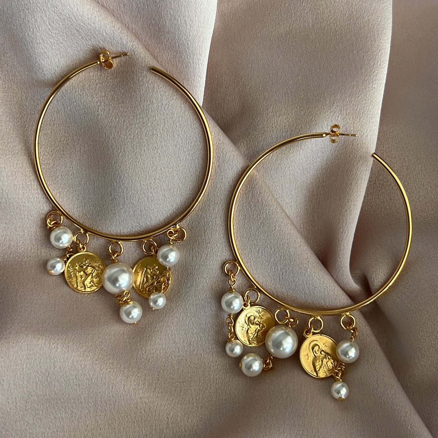 Constance Handmade Hoop Earrings