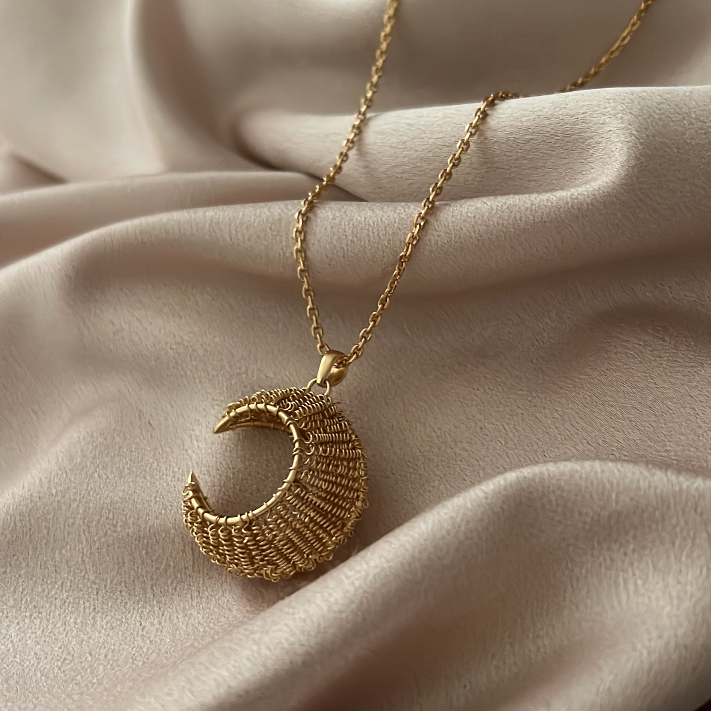 Handcrafted Moon Necklace