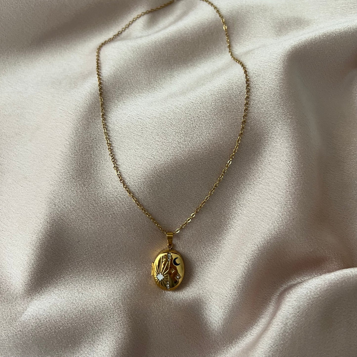 Luna Stainless Steel Locket