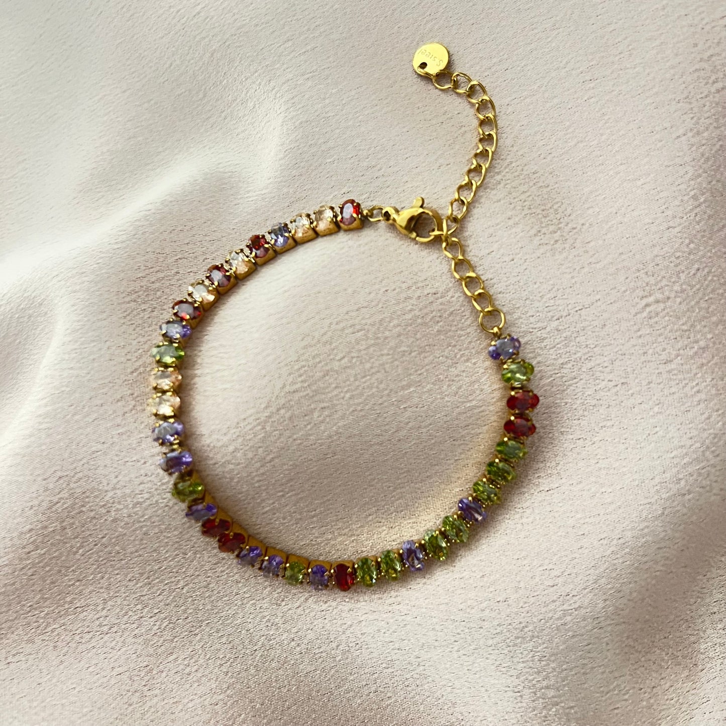 Jeanne Multicolored Tennis Bracelet