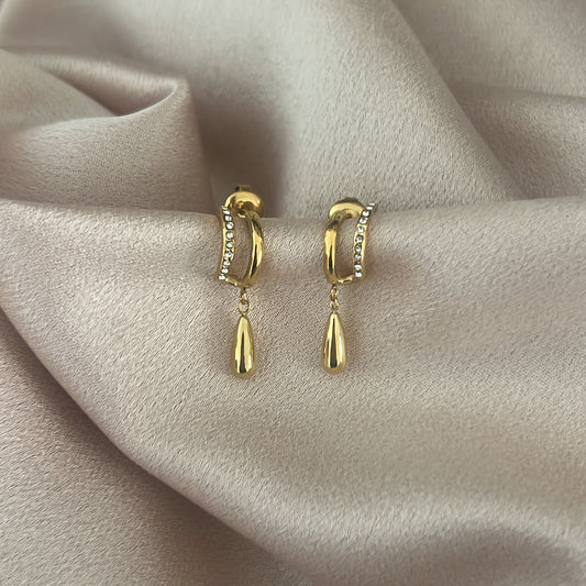 Maia Illusion Huggie Hoops