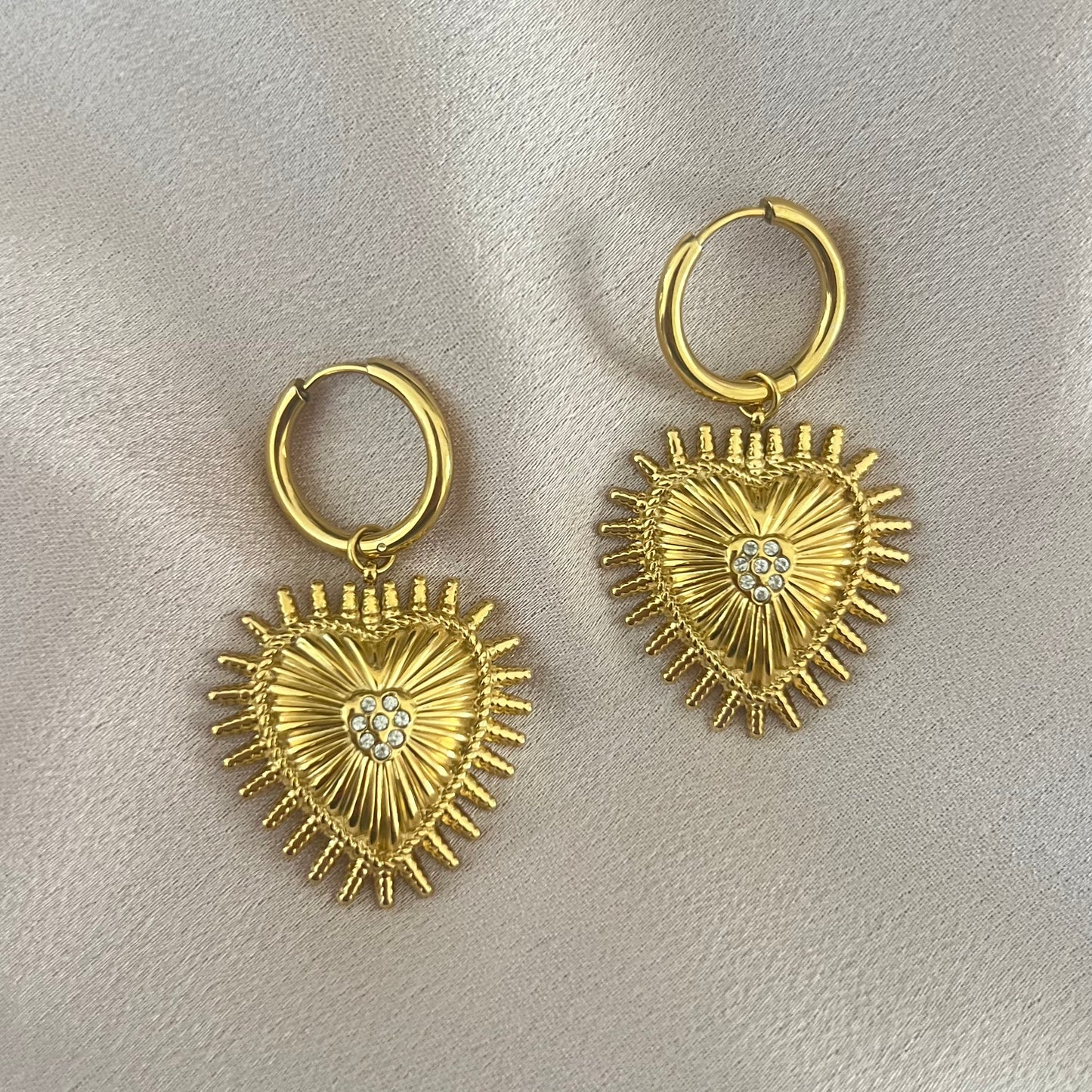 Sicilian Heart Earrings