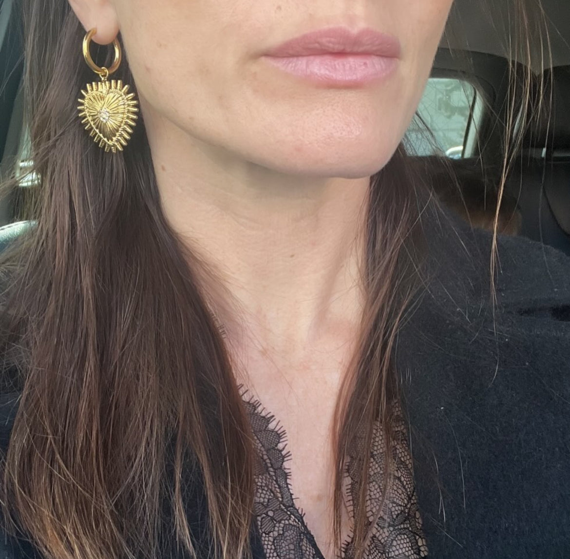 Sicilian Heart Earrings