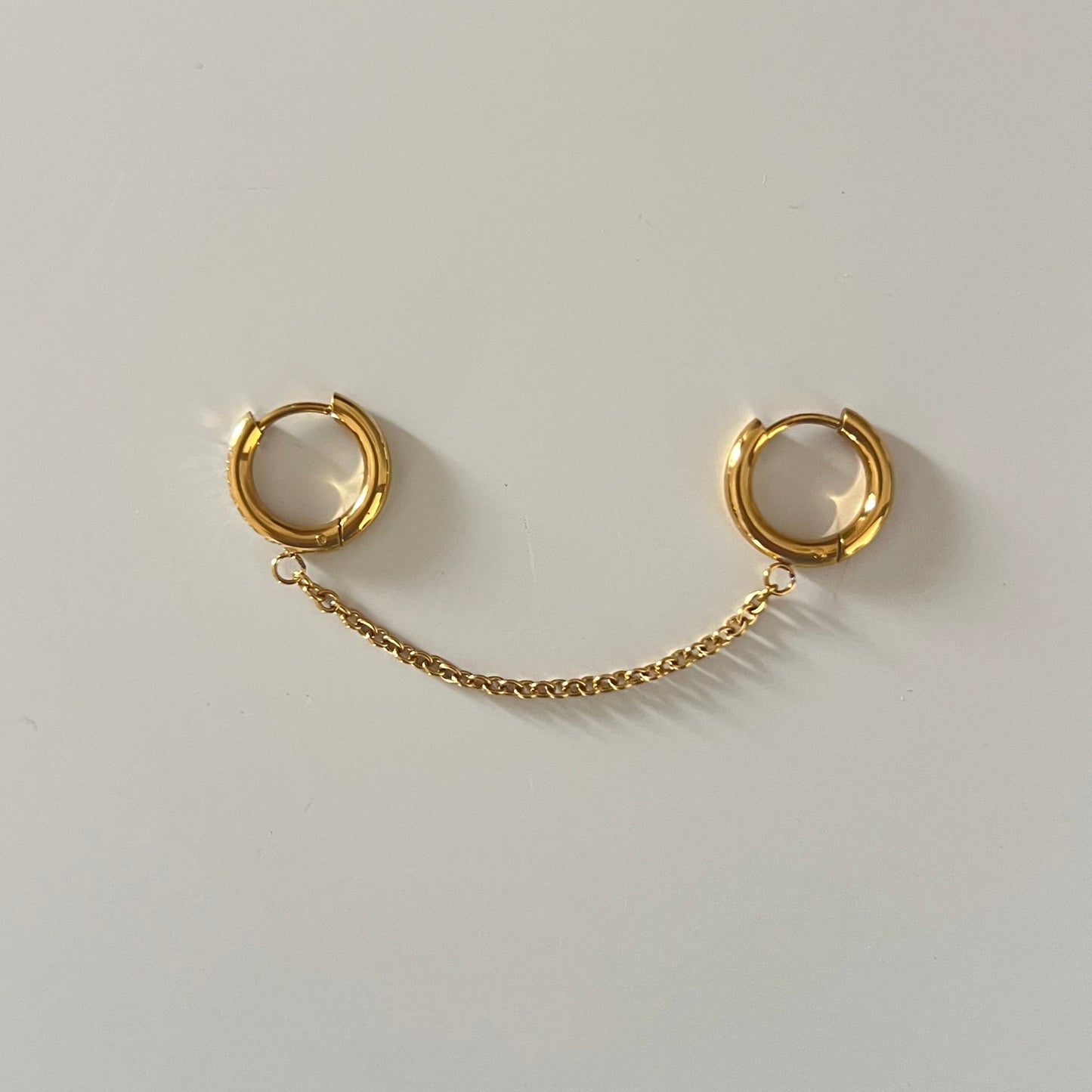Kyoto Link Hoop Earrings