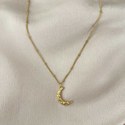 Moon Stainless Steel Necklace