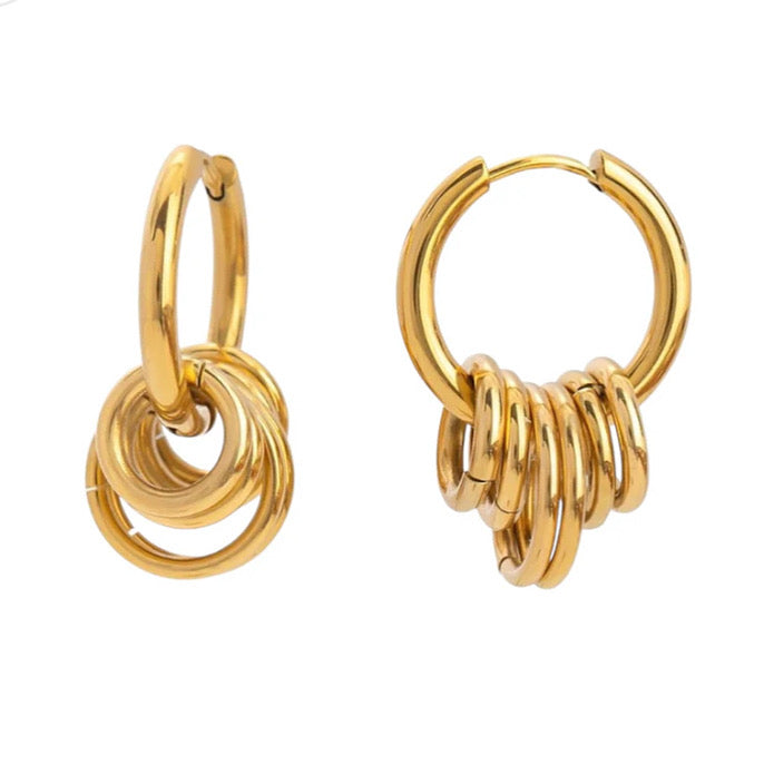 Lulu Stainless Steel Hoops