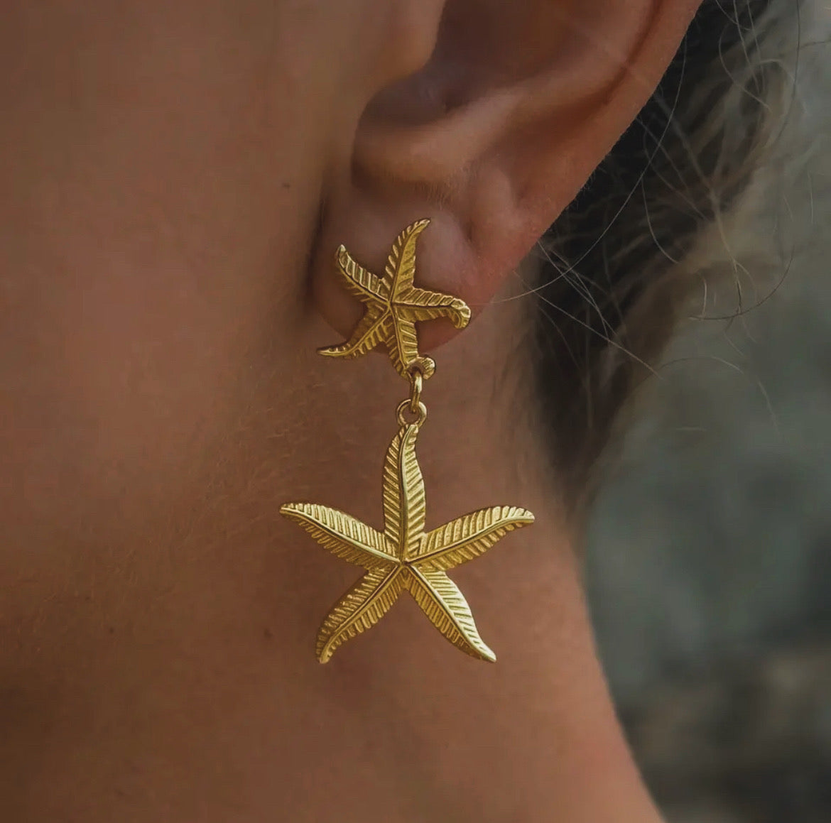 Starfish Dangle Earrings