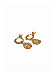 Rodos Coin Handmade Earrings