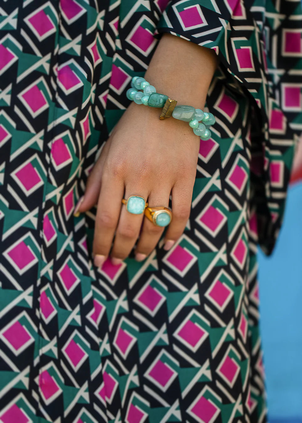 Emerald Handmade Bracelet