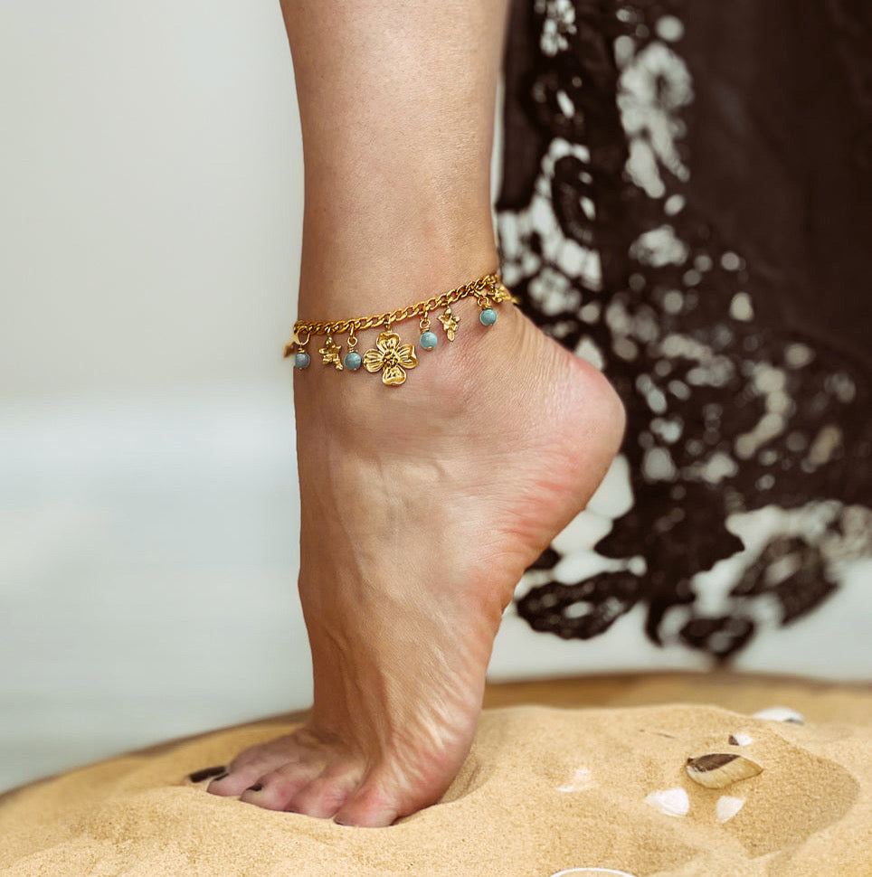 Floreale Handmade Anklet