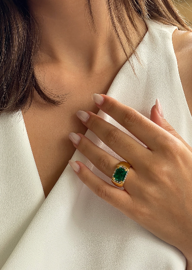 Hayat Handmade Ring - Pre Order Size