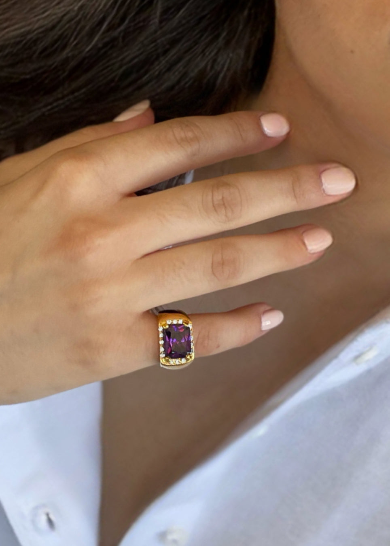 Hayat Handmade Ring - Pre Order Size