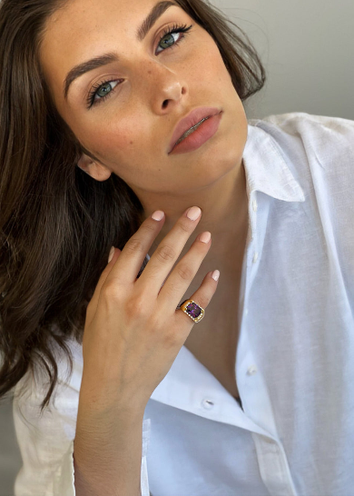 Hayat Handmade Ring - Pre Order Size