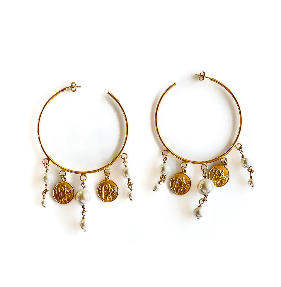 Constance Handmade Hoop Earrings