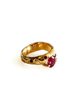 Ismir Handmade Ring - Ruby Red