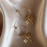 Dragonfly Stainless Steel Earrings