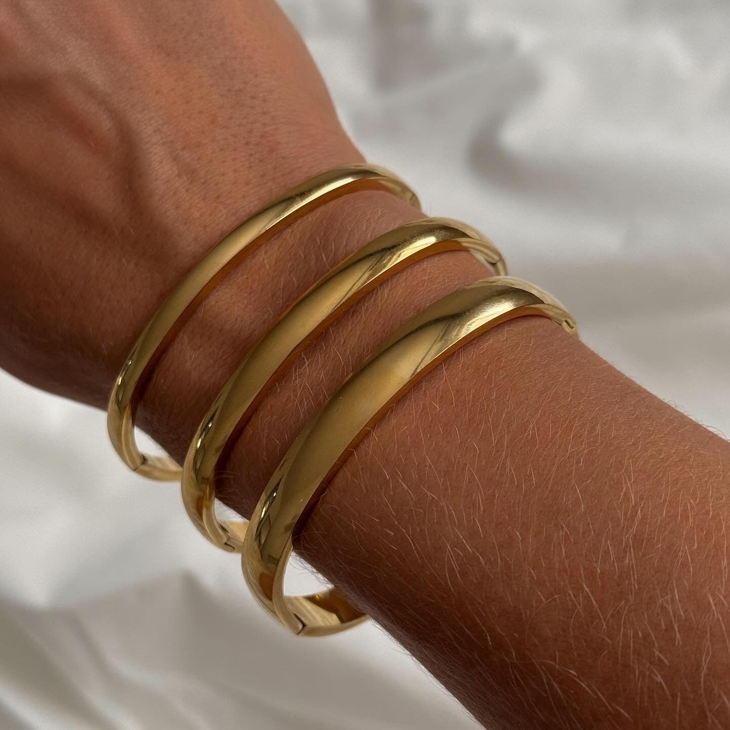 Plain Jane Stainless Steel Bangles