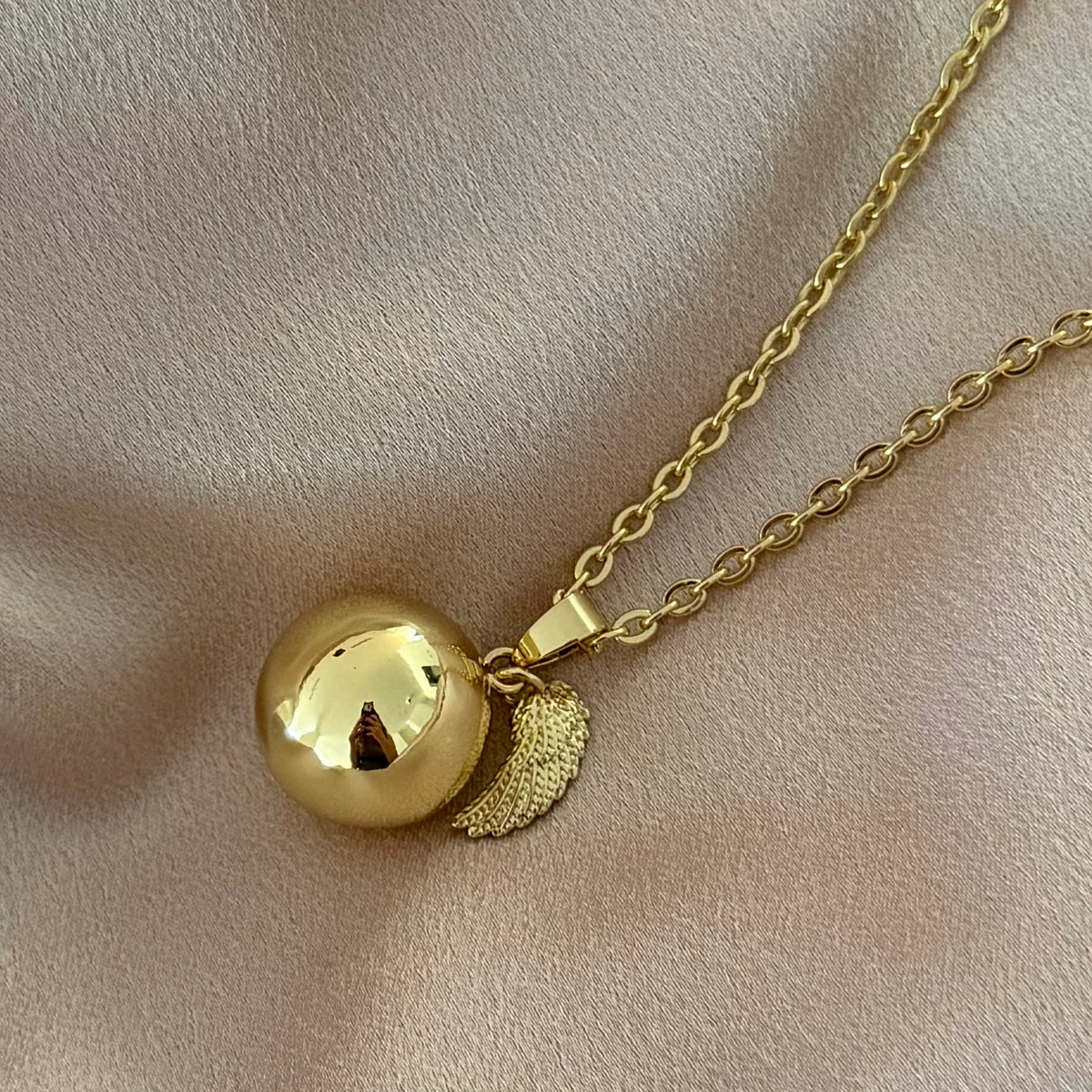 Angel Wing Bola Pendant
