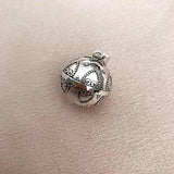 Dotted Heart Bola Pendant