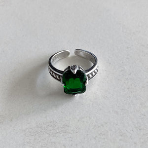 925 Emerald Ring