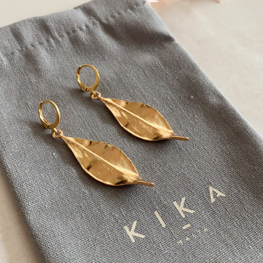 Gold Leaf Earrings