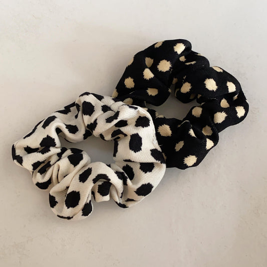 Polka Dot Scrunchies