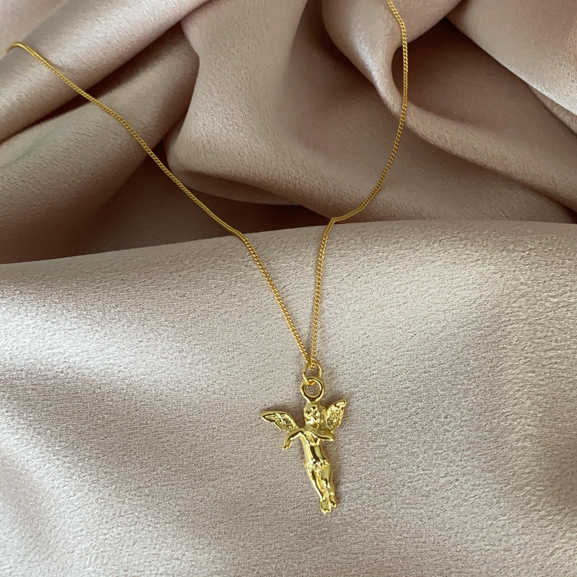 925 Silver Guardian Angel Necklace – KIKA Malta