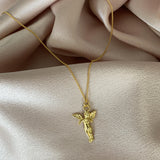 925 Silver Guardian Angel Necklace